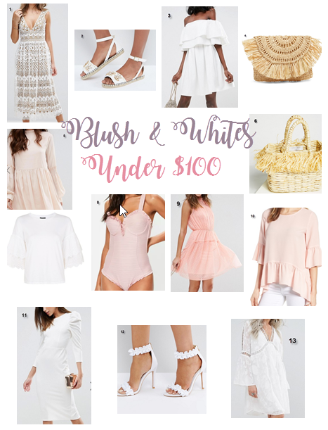 Blush & Whites