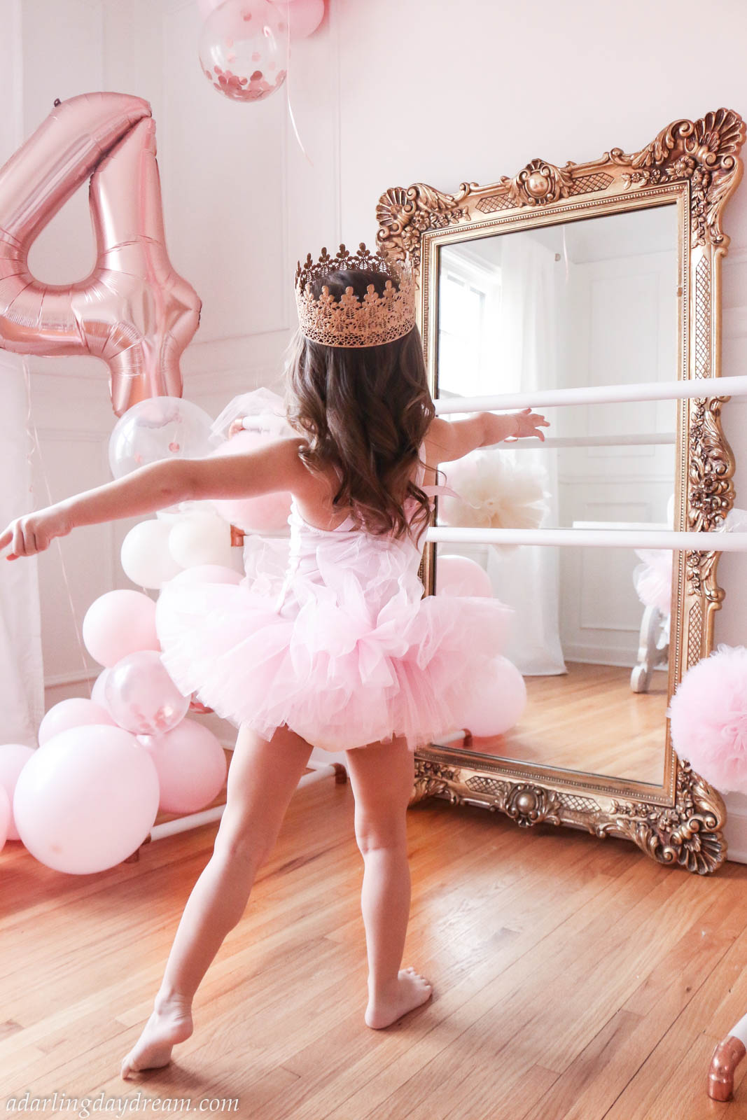 Diy Copper Ballet Bar Ballerina Birthday Party A Darling Daydream