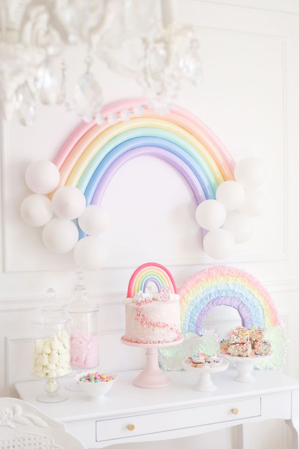 Bella's Rainbow Birthday Party | A Darling Daydream